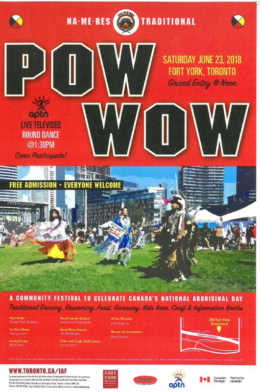 Na-Me-Res (Native Men's Residence) Traditional Outdoor POW WOW & Fort York Indigenous Arts Festival on Saturday June 15, 2024