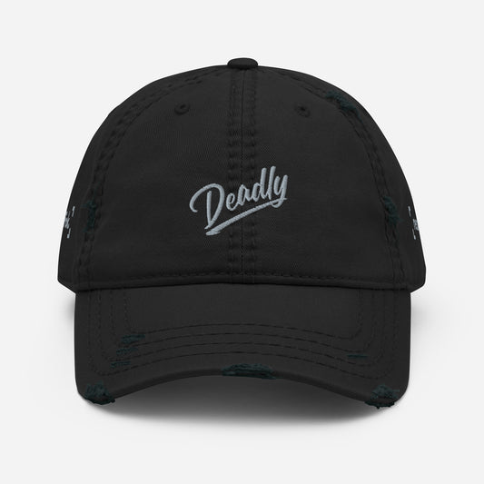 Deadly AF Distressed Dad Hat